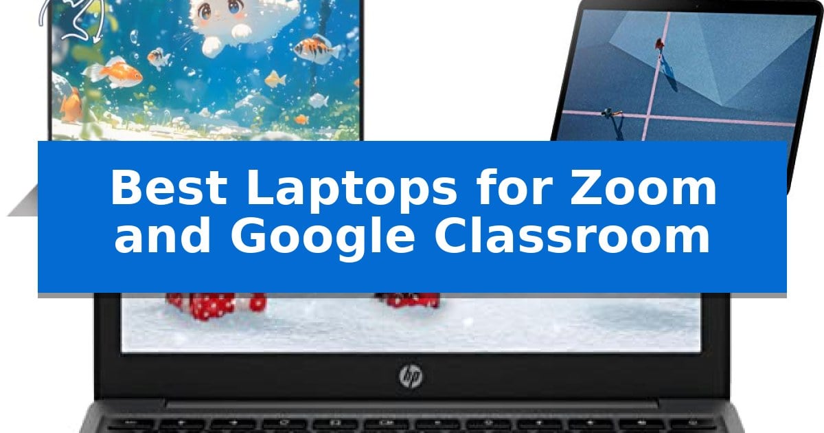 Best Laptops for Zoom and Google Classroom