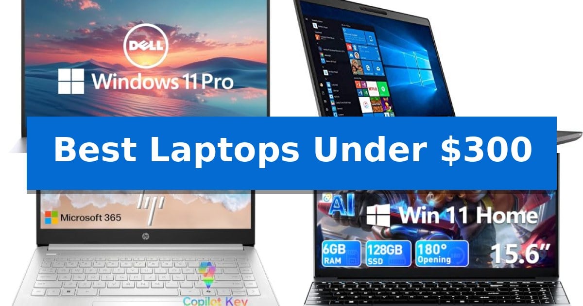 Best Laptops Under $300