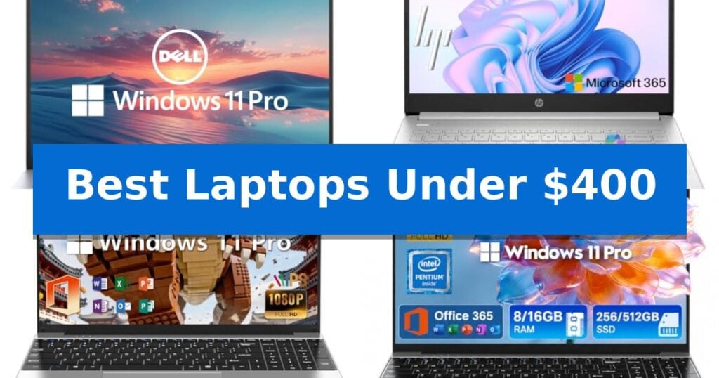 Best Laptops Under $400