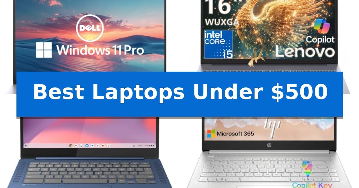 Best Laptops Under $500