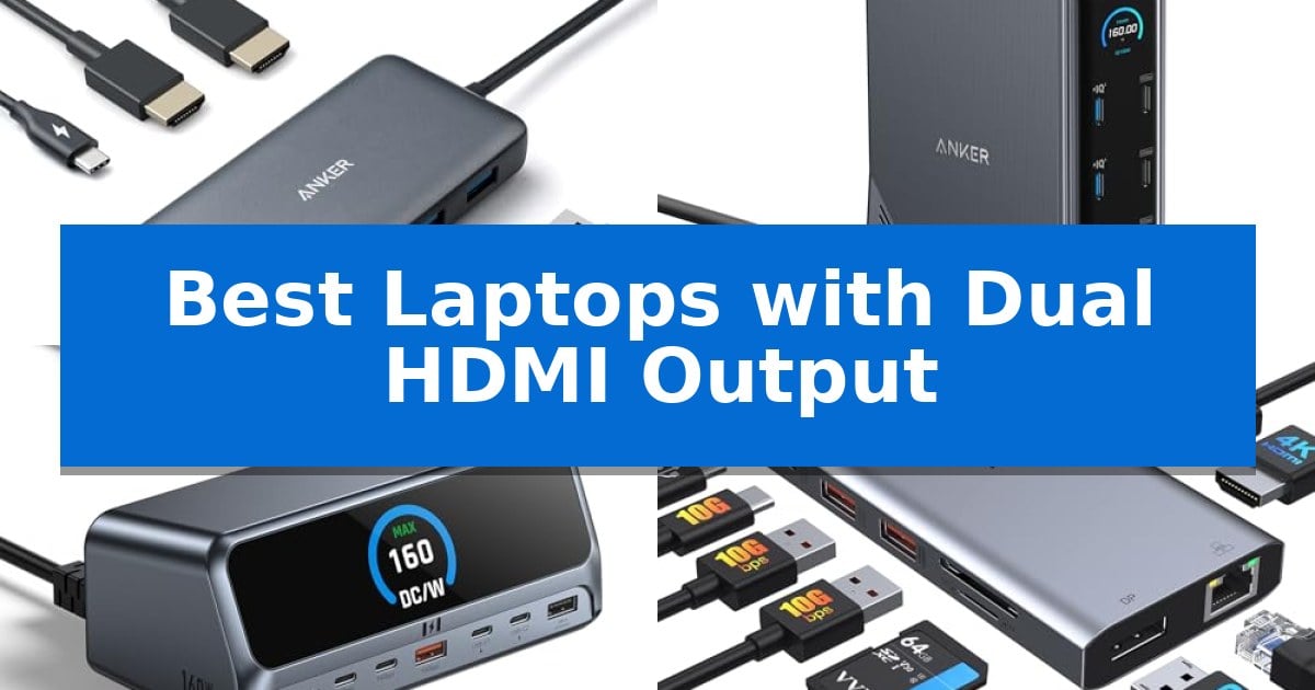 Best Laptops with Dual HDMI Output