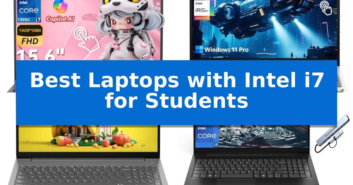 Best Laptops with Intel i7 for Students