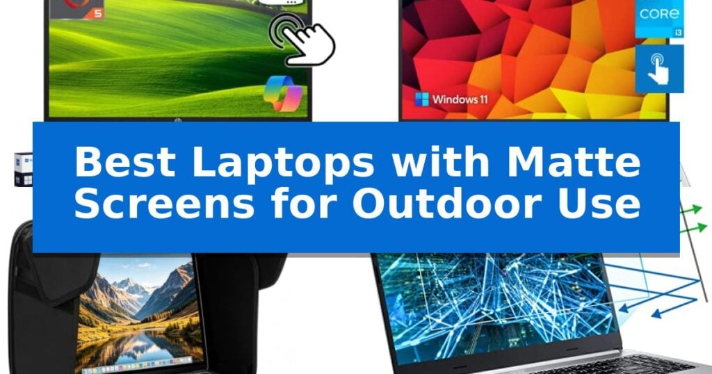 Best Laptops with Matte Screens for Outdoor Use