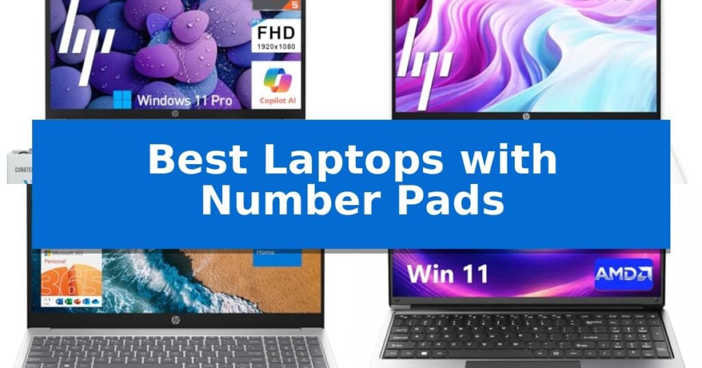 Best Laptops with Number Pads