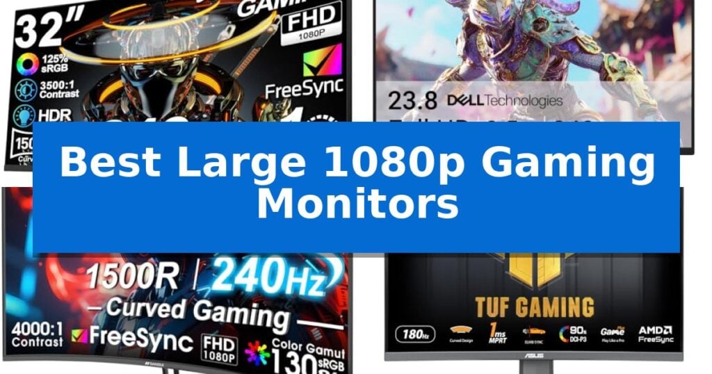 Best Large 1080p Gaming Monitors