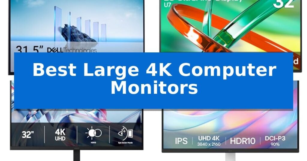 Best Large 4K Computer Monitors