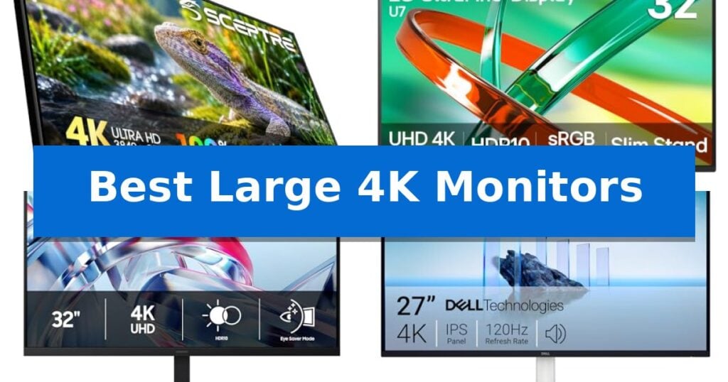 Best Large 4K Monitors