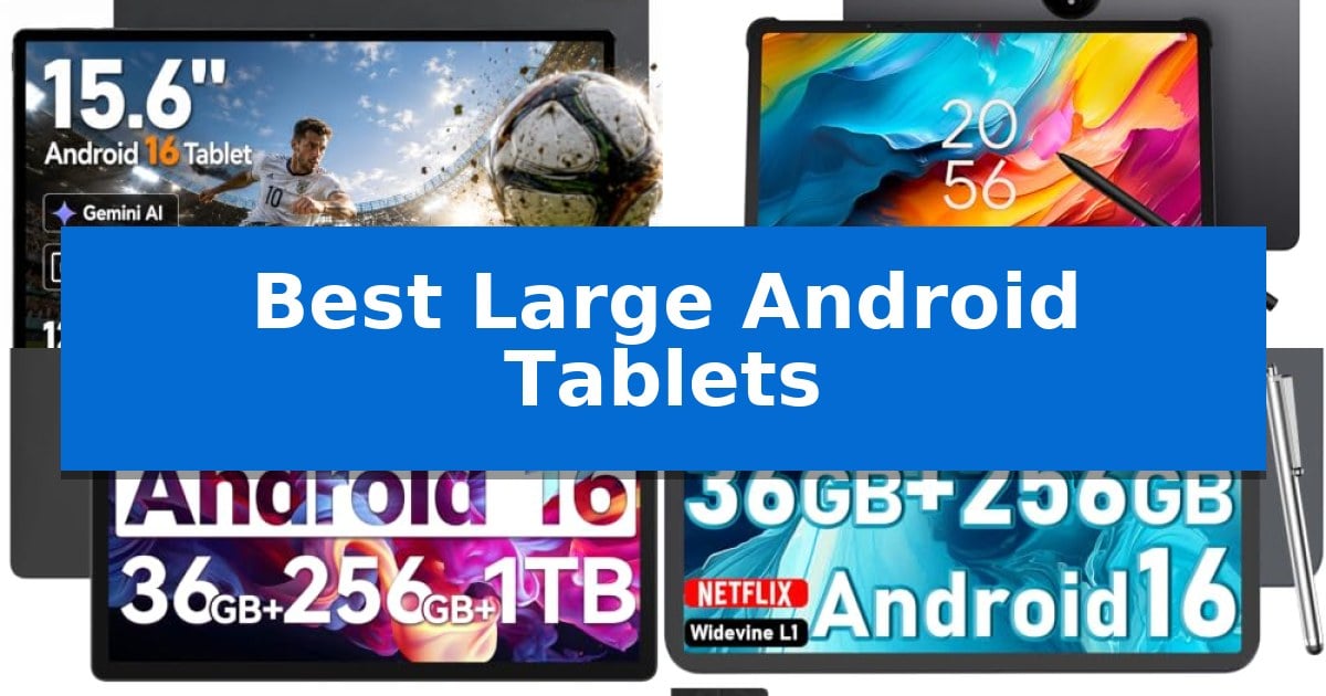 Best Large Android Tablets