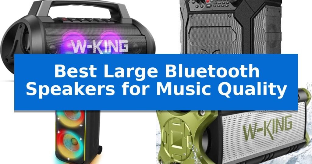 Best Large Bluetooth Speakers for Music Quality