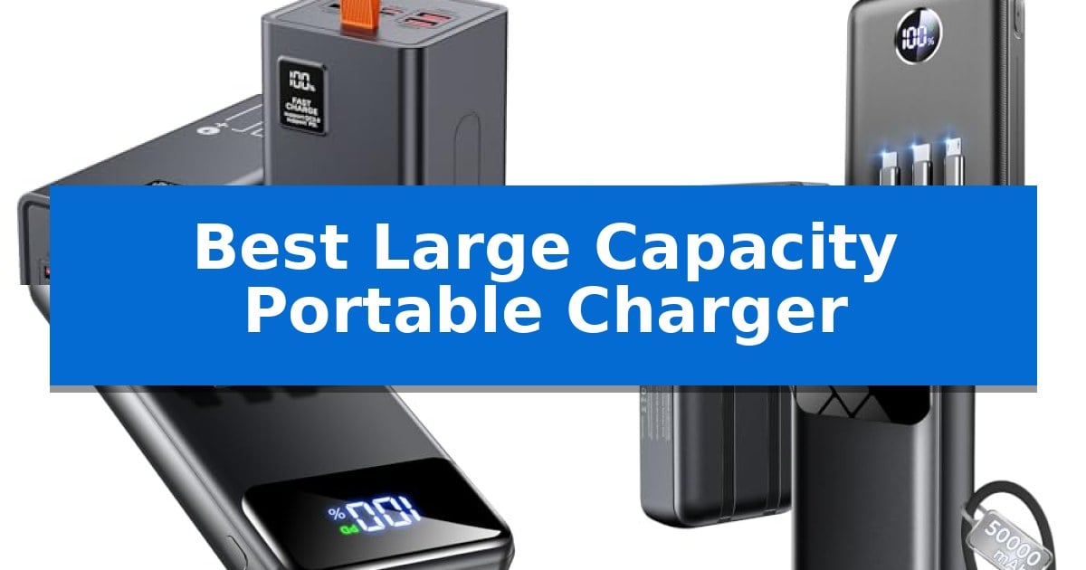 Best Large Capacity Portable Charger