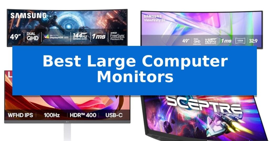 Best Large Computer Monitors