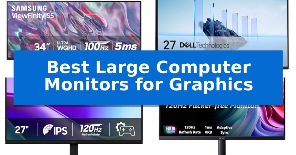 Best Large Computer Monitors for Graphics