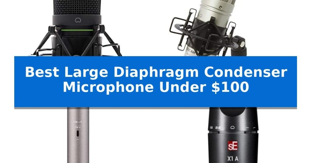 Best Large Diaphragm Condenser Microphone Under $100