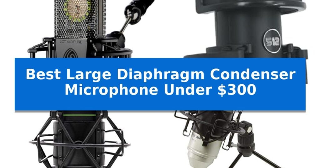 Best Large Diaphragm Condenser Microphone Under $300