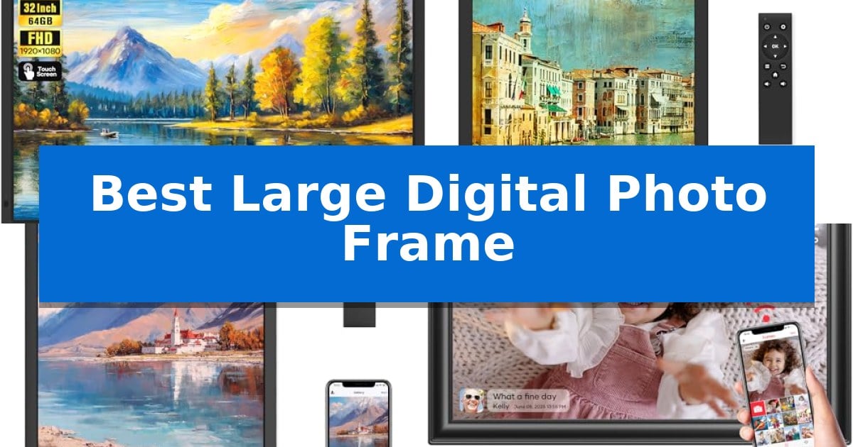 Best Large Digital Photo Frame