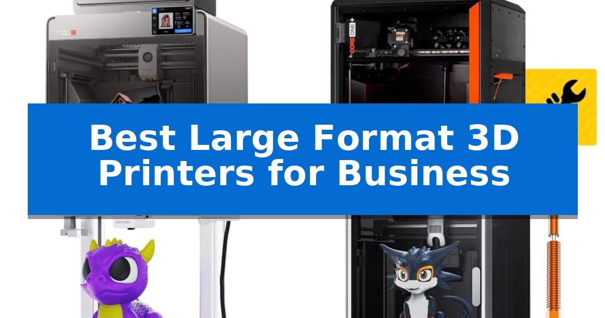 Best Large Format 3D Printers for Business