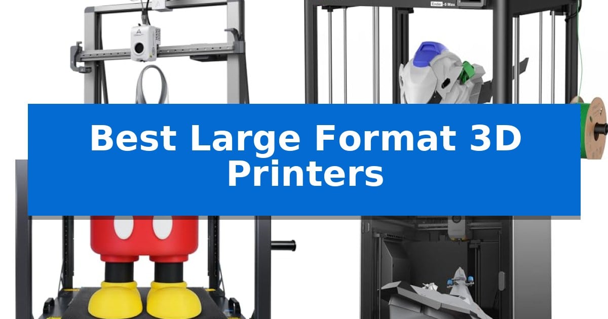 Best Large Format 3D Printers