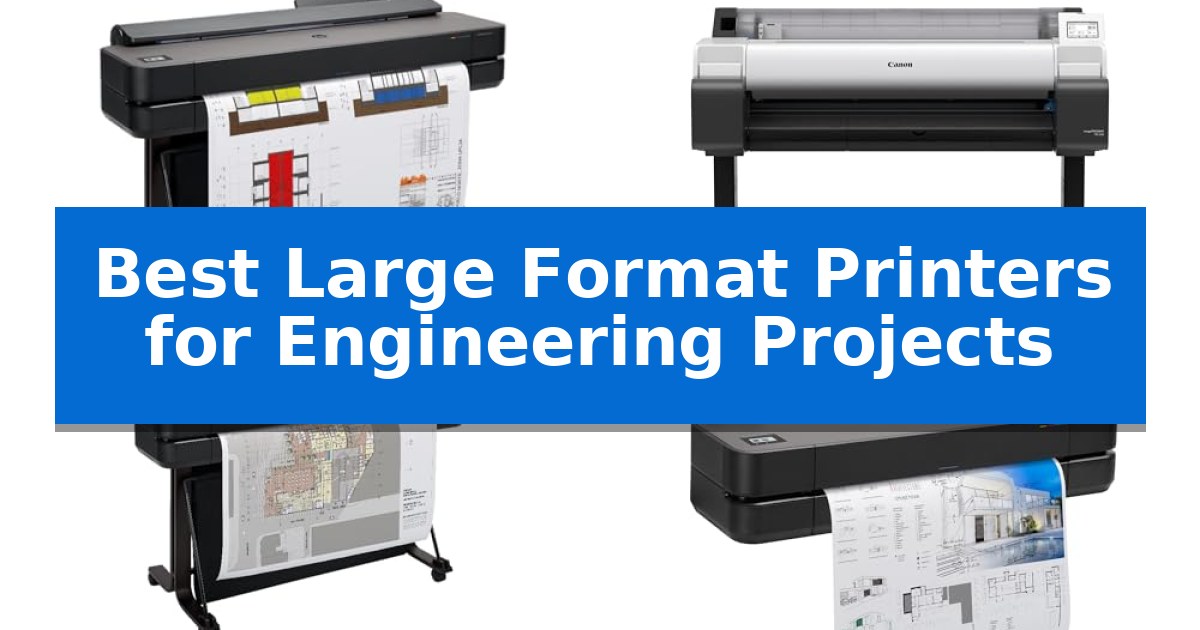 Best Large Format Printers for Engineering Projects