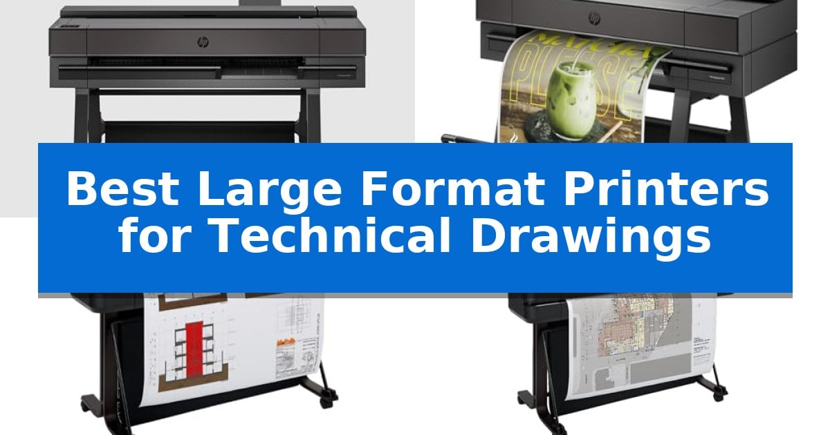 Best Large Format Printers for Technical Drawings