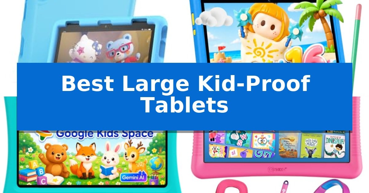Best Large Kid-Proof Tablets