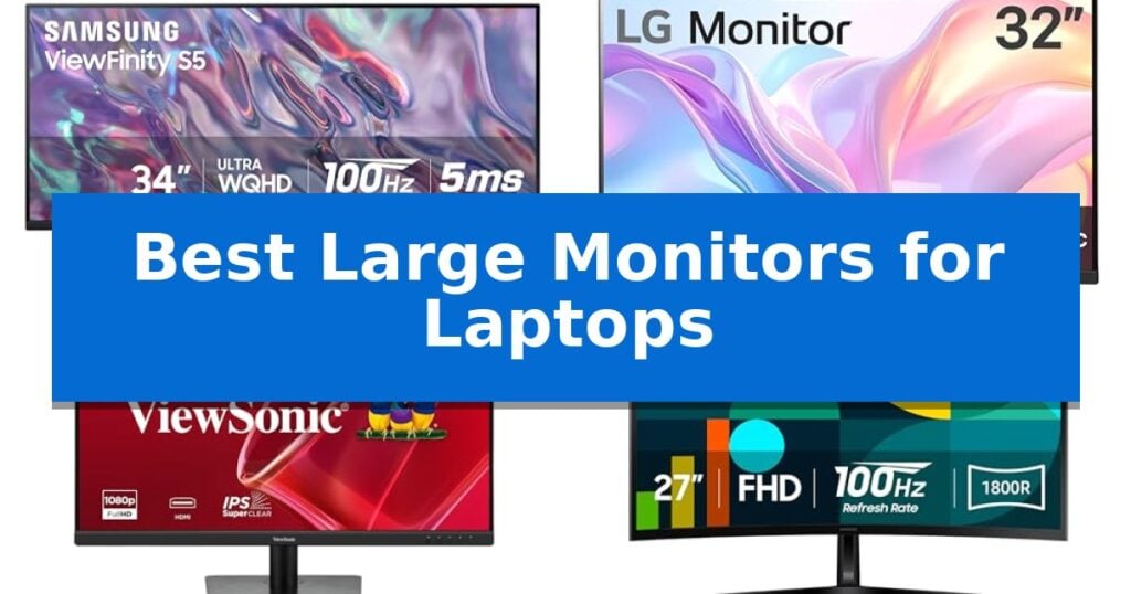 Best Large Monitors for Laptops