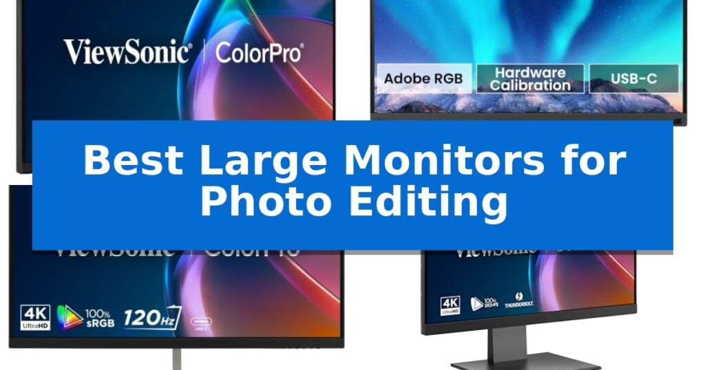 Best Large Monitors for Photo Editing