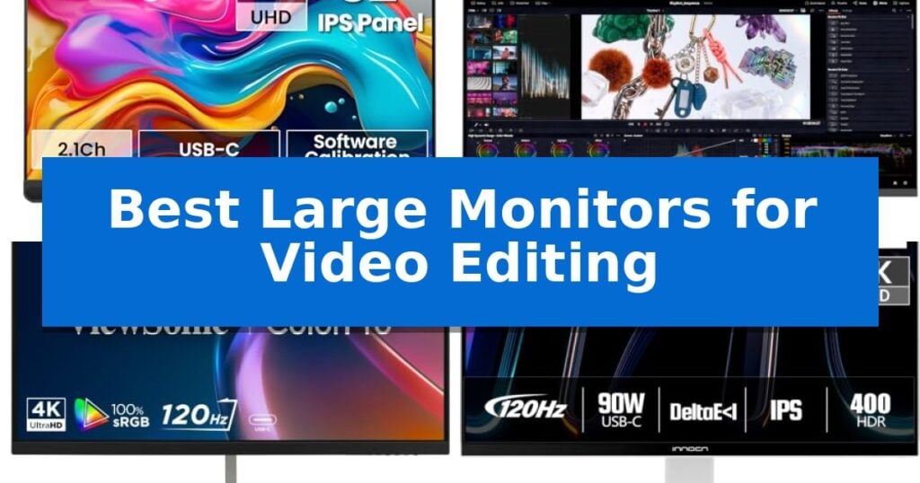 Best Large Monitors for Video Editing