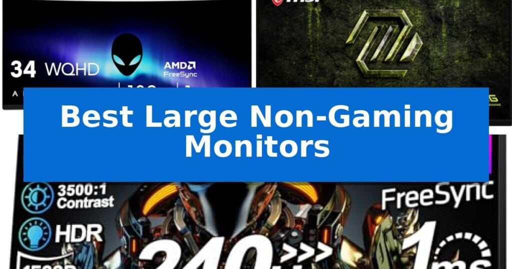 Best Large Non-Gaming Monitors