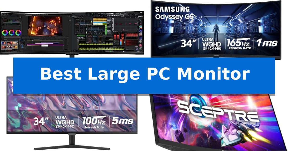 Best Large PC Monitor