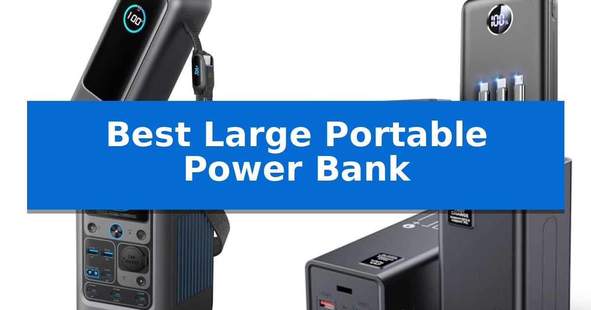 Best Large Portable Power Bank