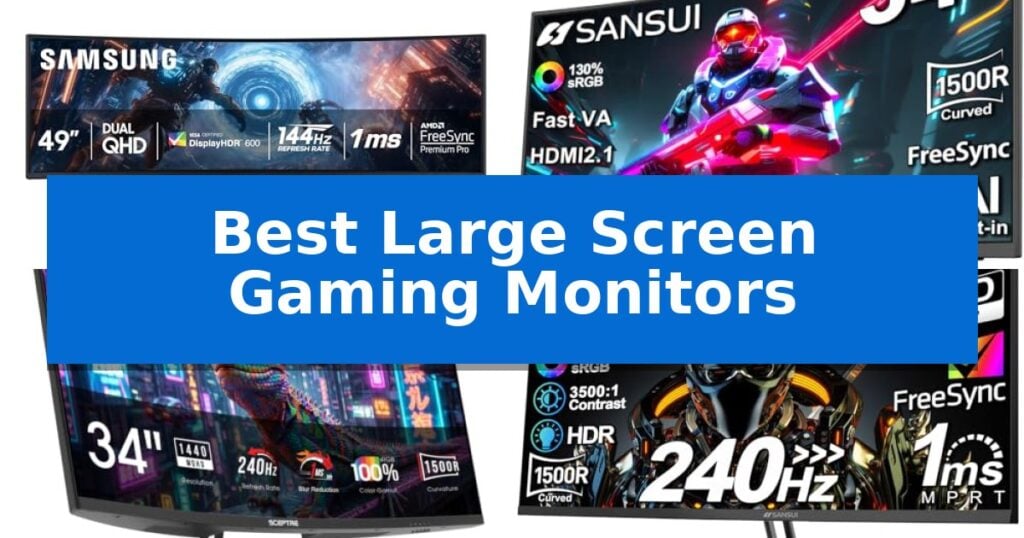 Best Large Screen Gaming Monitors